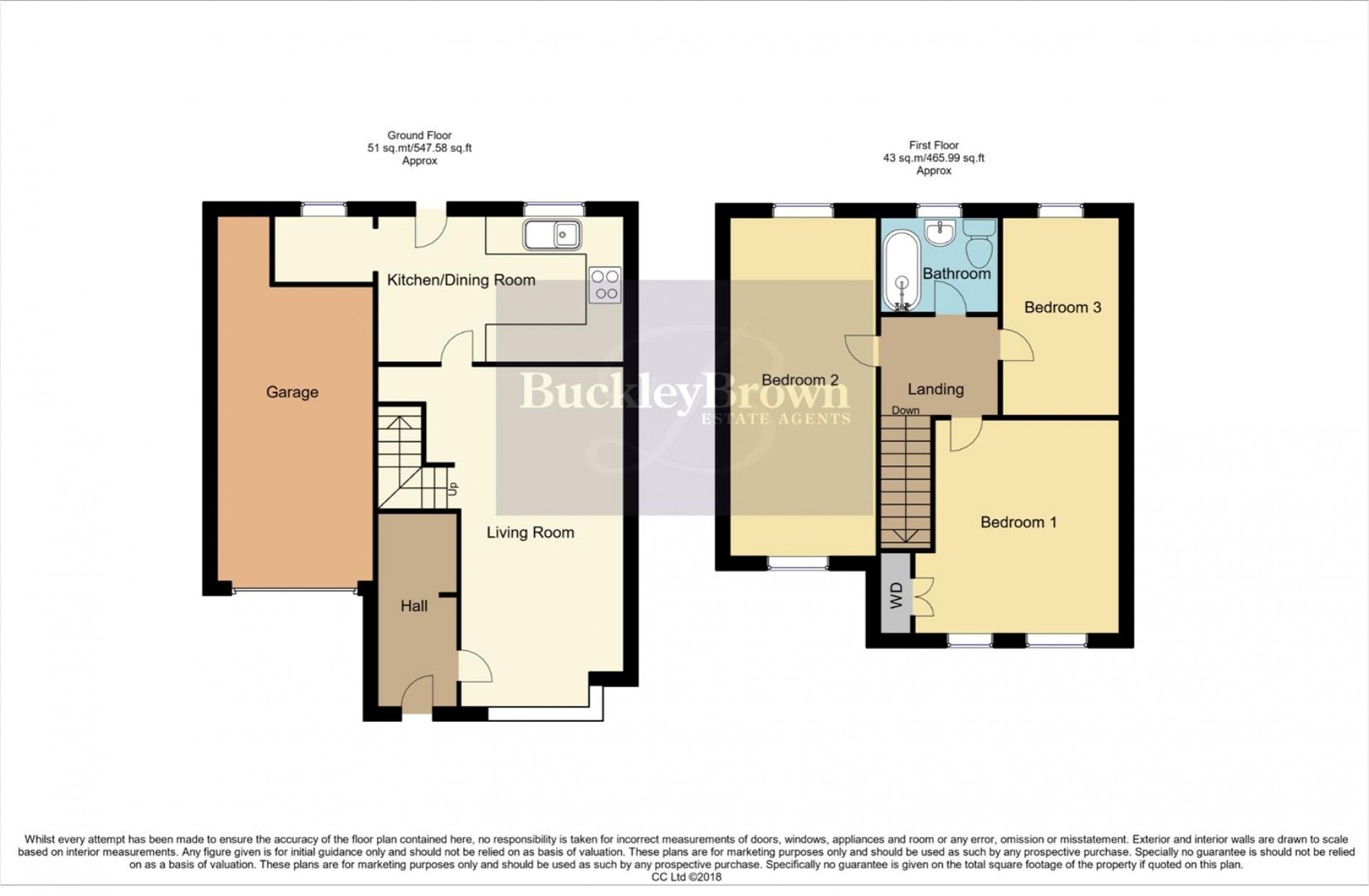 Floorplan for Kingsley Close, Mansfield Woodhouse, Mansfield