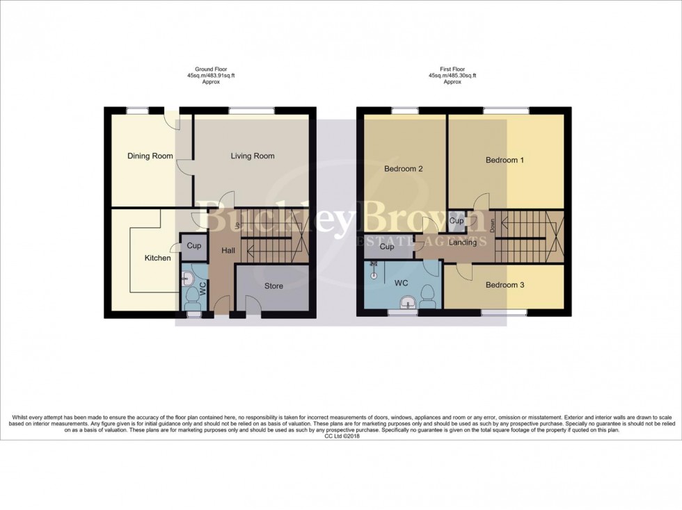 Floorplan for Brick Kiln Lane, Mansfield
