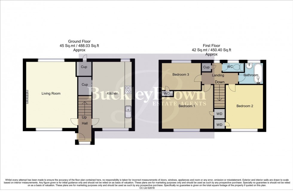 Floorplan for Cumberland Drive, Mansfield