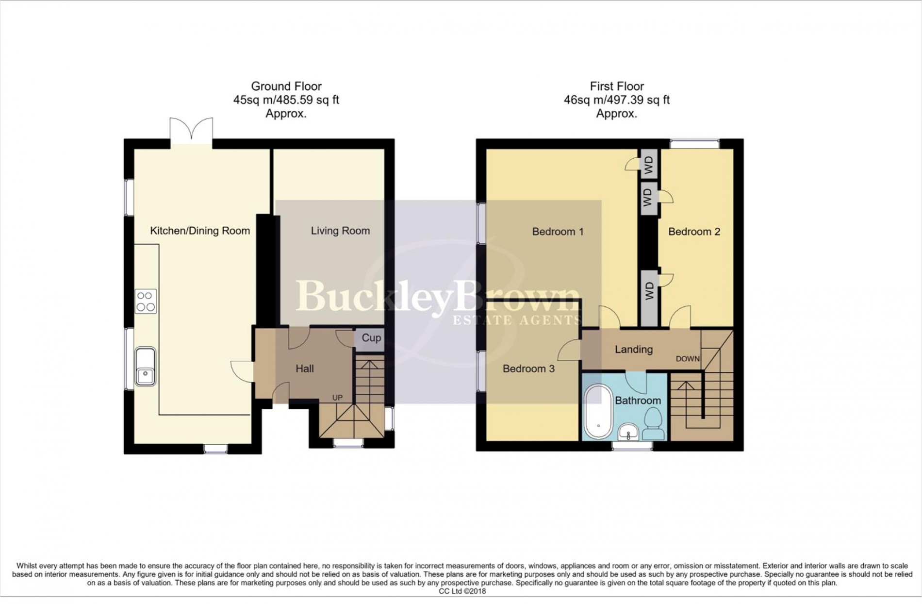 Floorplan for Hammerwater Drive, Warsop, Mansfield