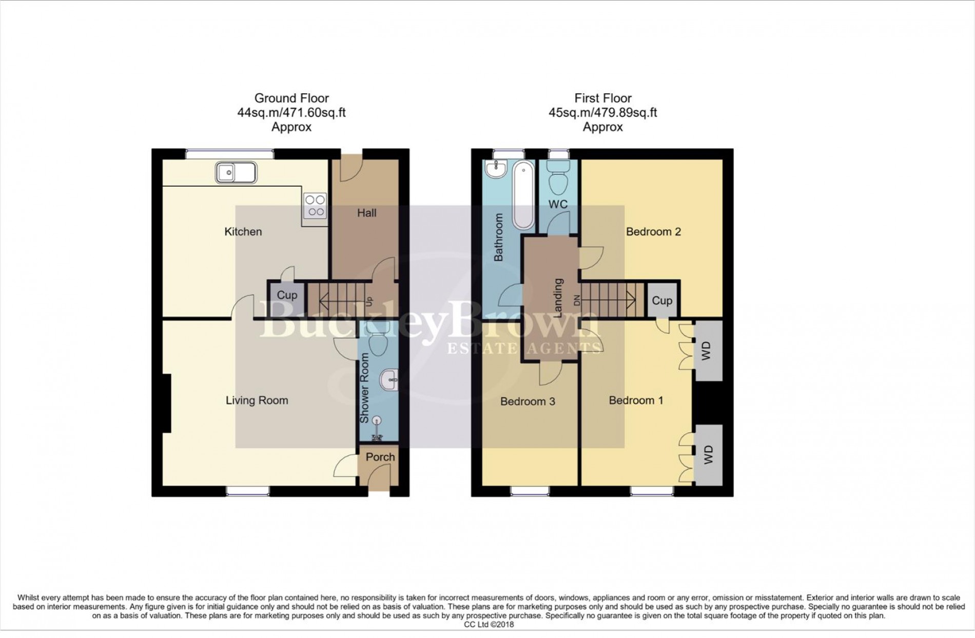 Floorplan for Rufford Avenue, Rainworth, Mansfield