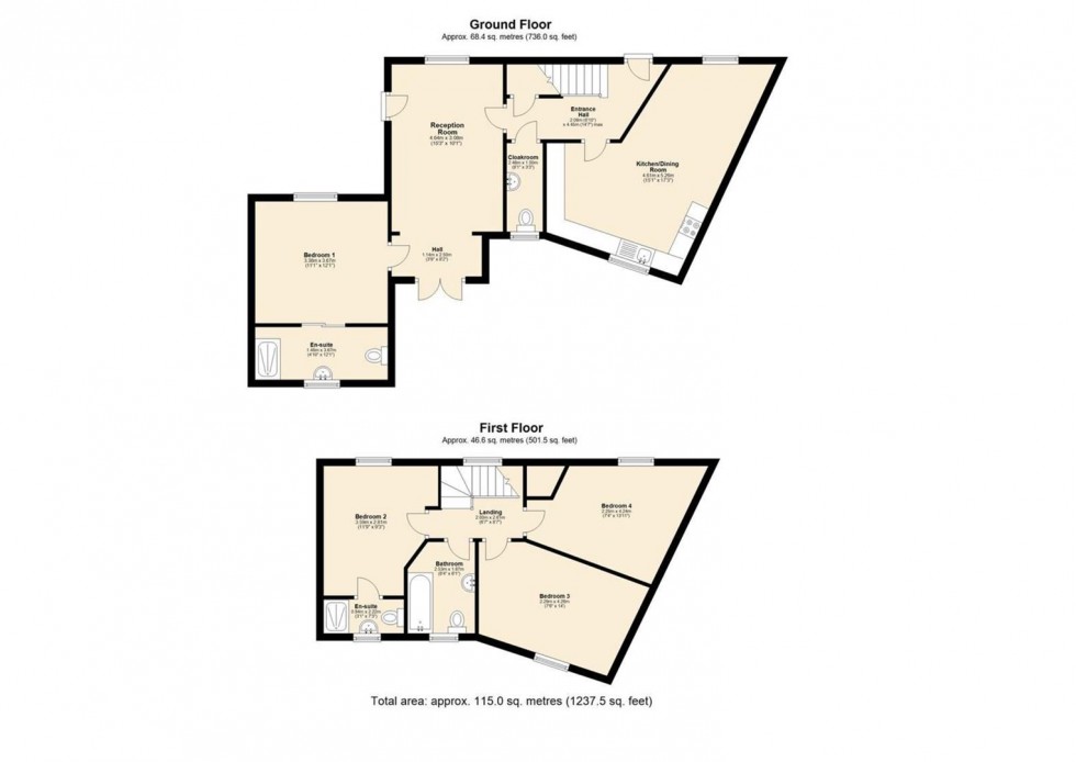 Floorplan for Greenshank Road, Warsop Vale, Mansfield