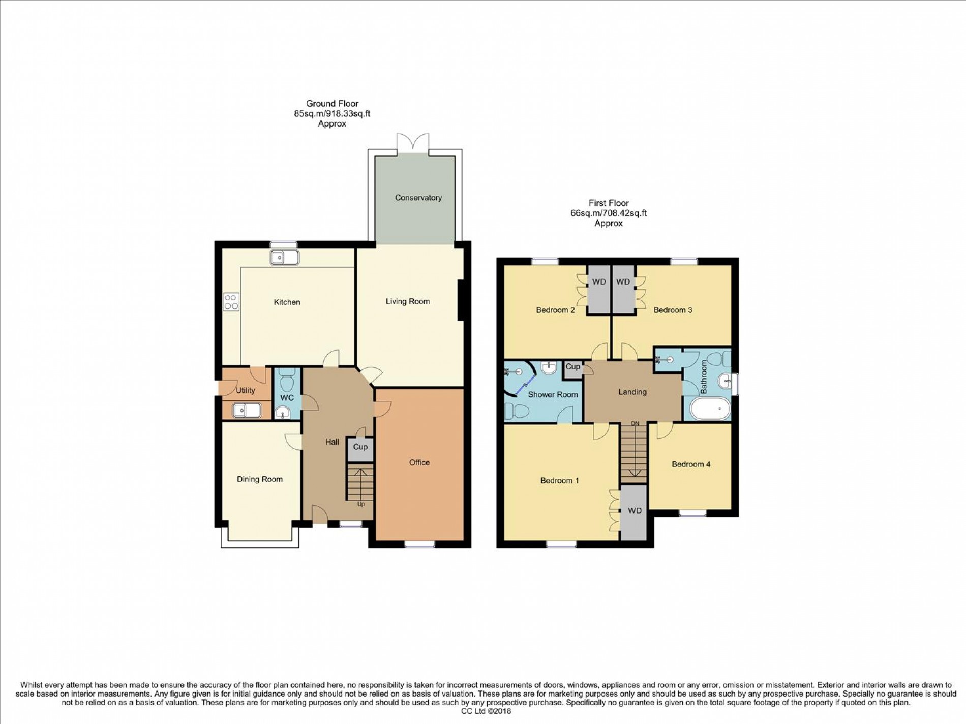 Floorplan for Cragside Close, Chesterfield