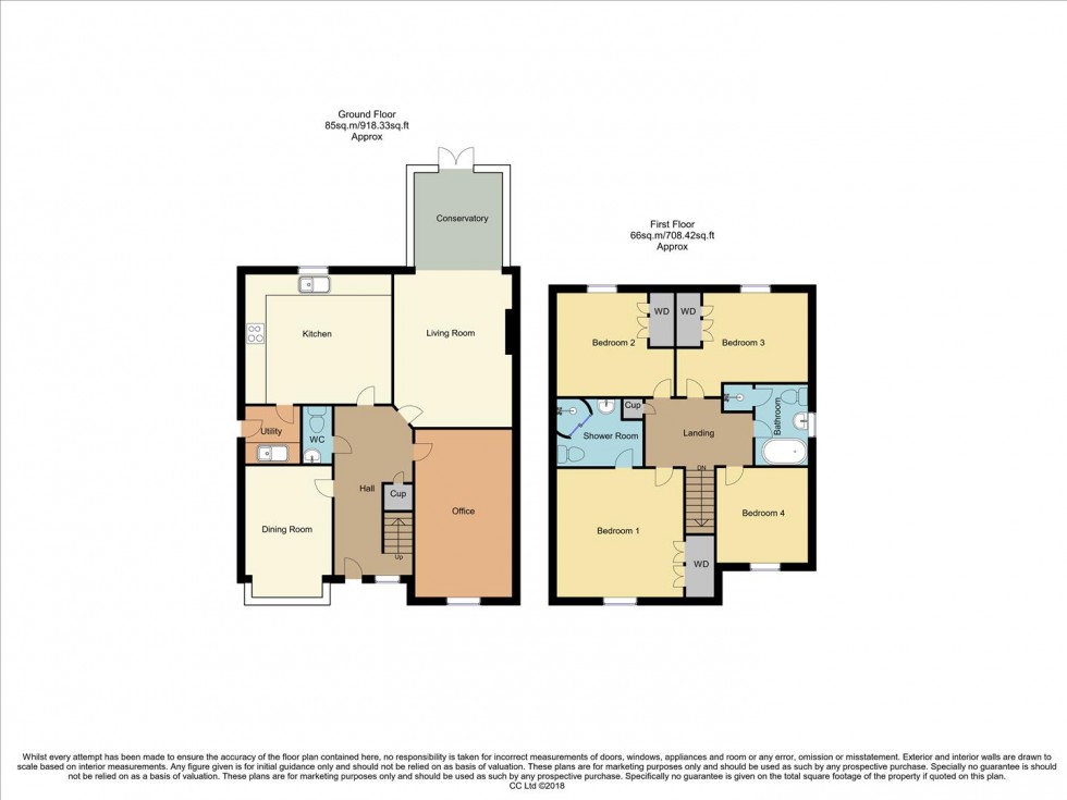 Floorplan for Cragside Close, Chesterfield