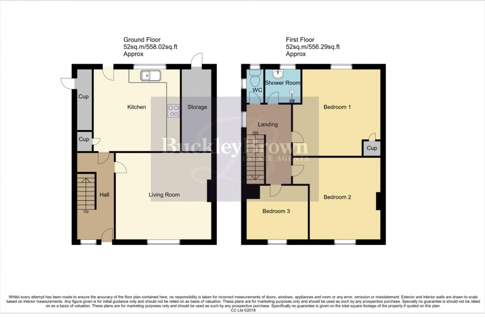 Floorplan for Lawrence Avenue, Kirkby-In-Ashfield, Nottingham