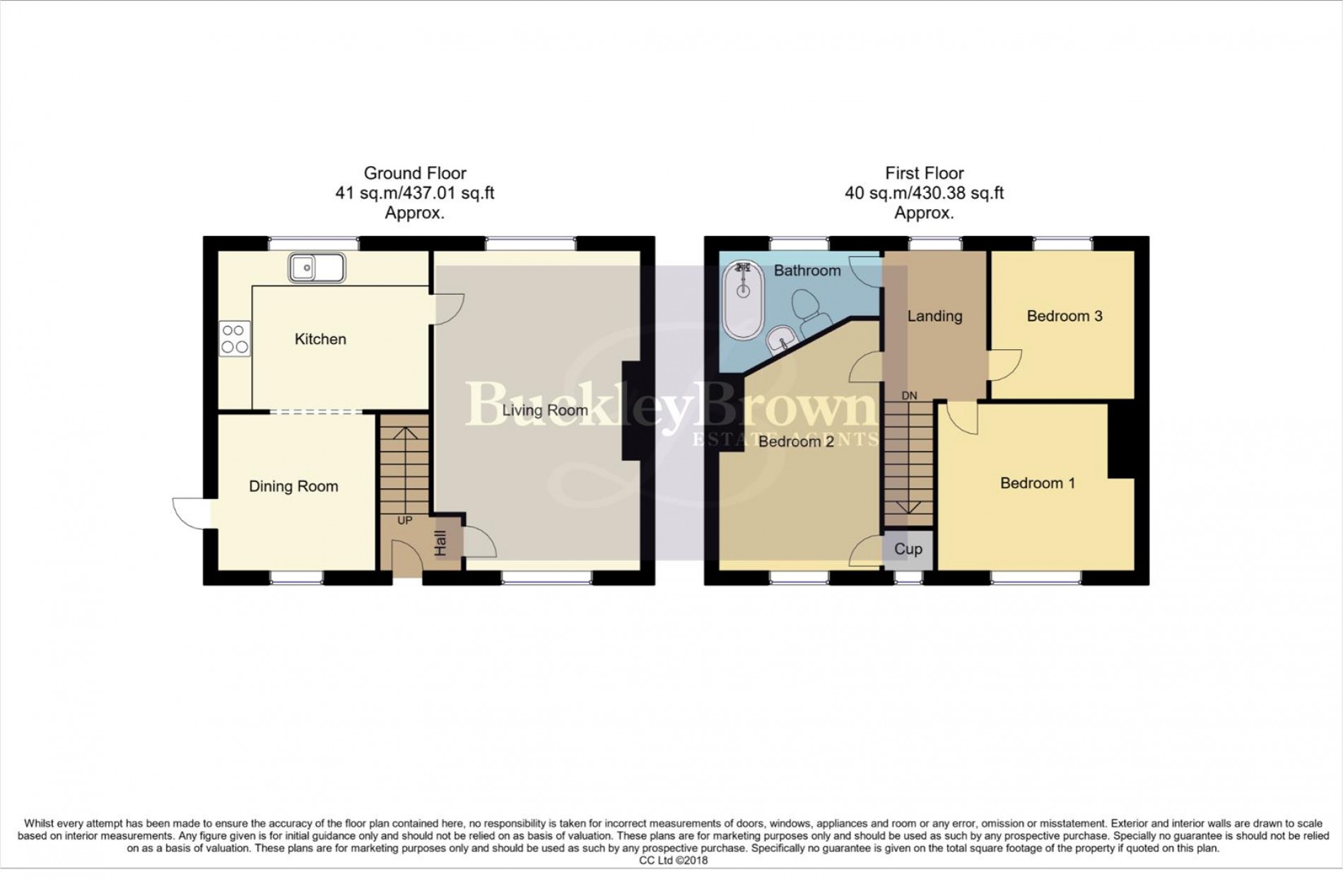 Floorplan for Little John Drive, Rainworth, Mansfield