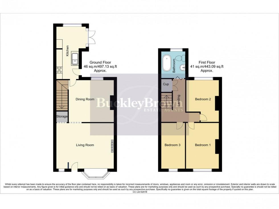 Floorplan for Somercotes Hill, Somercotes, Alfreton