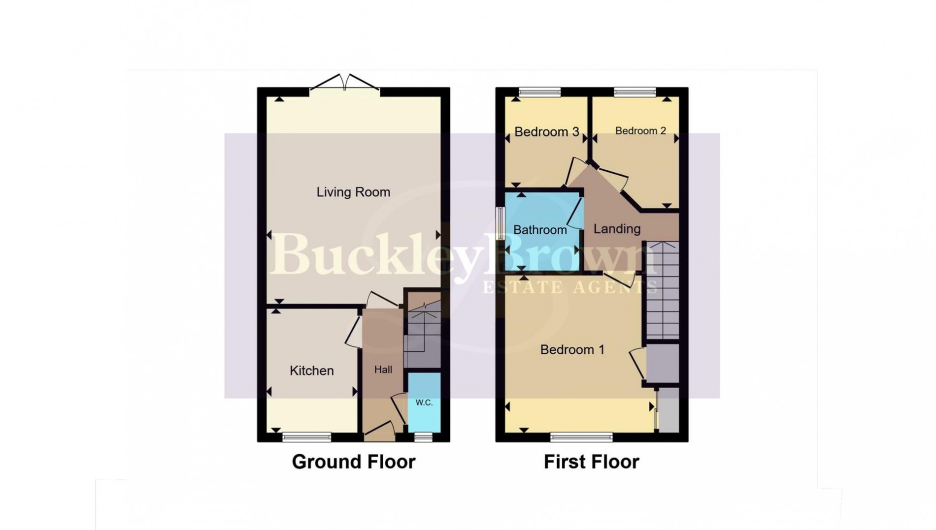 Floorplan for Dewberry Gardens, Forest Town, Mansfield
