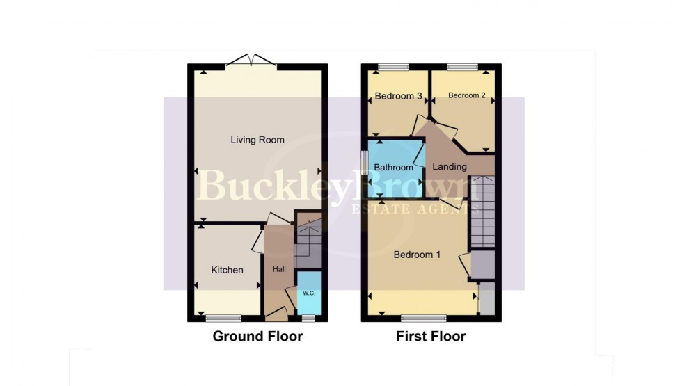 Floorplan for Dewberry Gardens, Forest Town, Mansfield