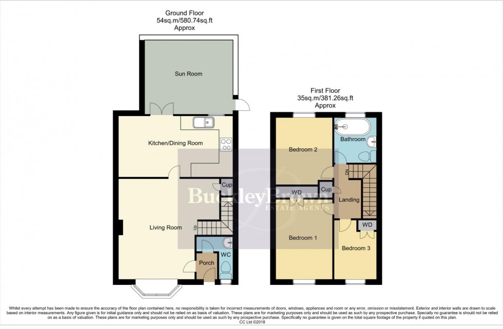 Floorplan for Bird Close, Mansfield