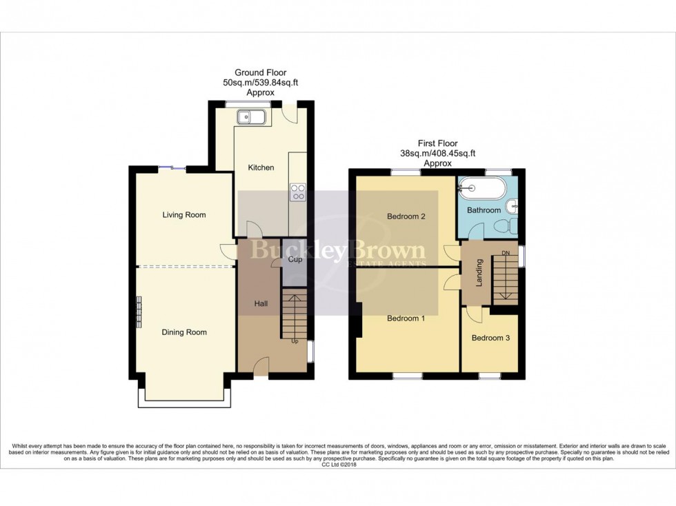 Floorplan for Teignmouth Avenue, Mansfield