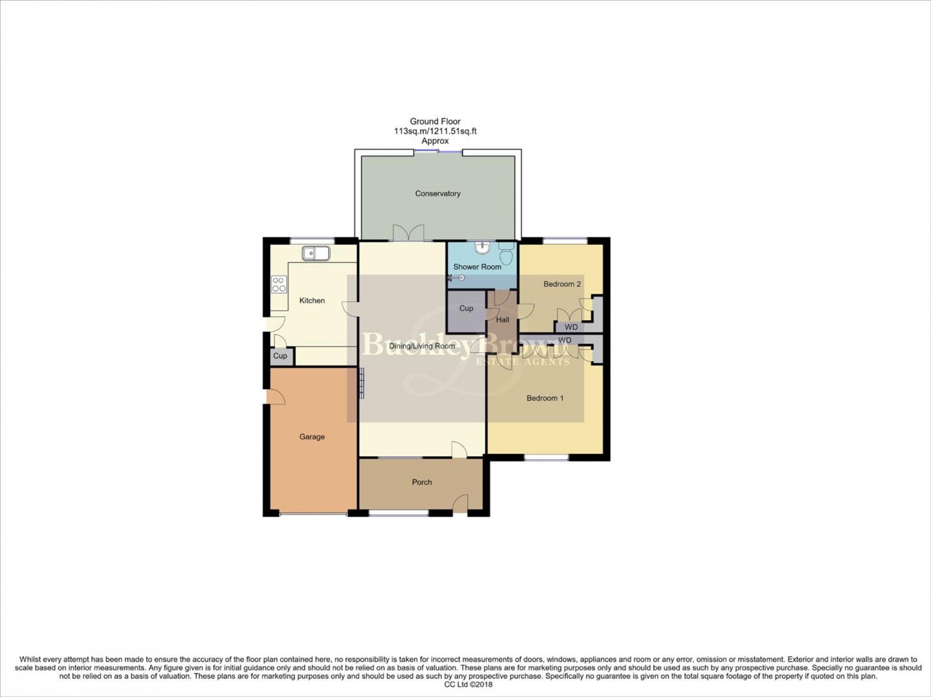Floorplan for Clumber Avenue, Edwinstowe, Mansfield