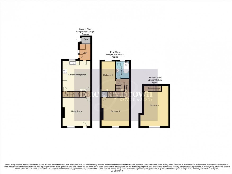 Floorplan for Silk Street, Sutton-In-Ashfield