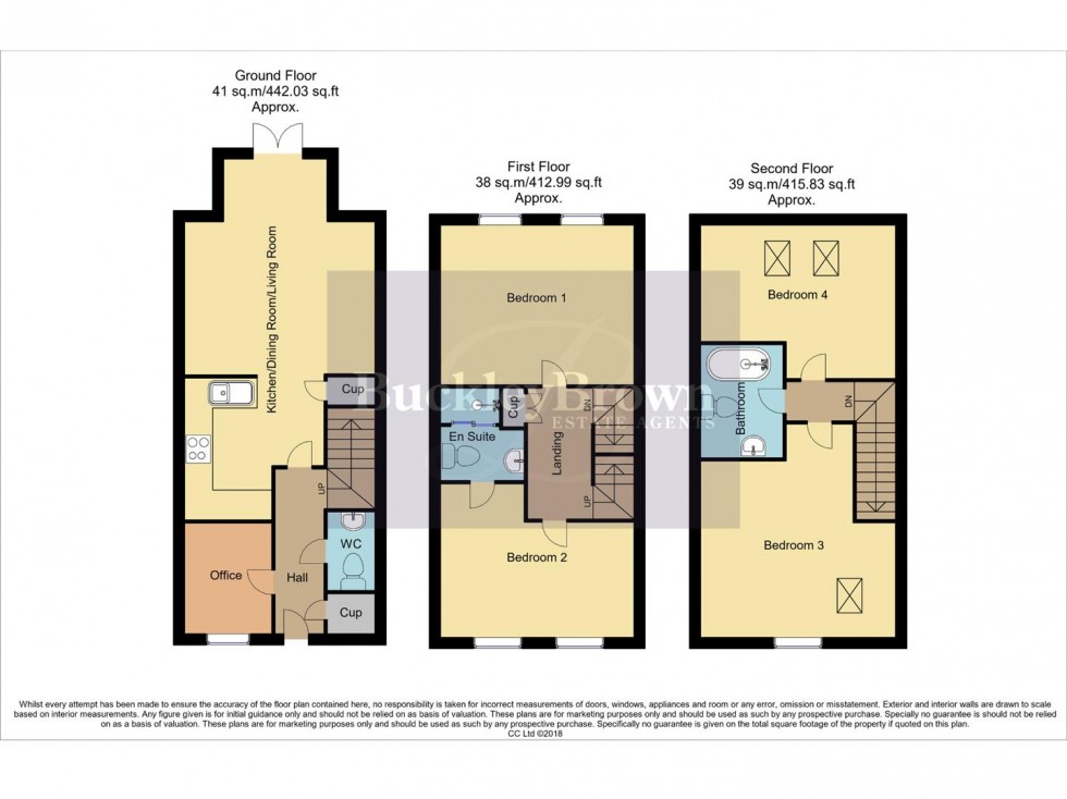 Floorplan for Bevin Place, Edwinstowe