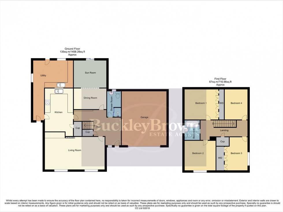Floorplan for Swinton Rise, Ravenshead, Nottingham