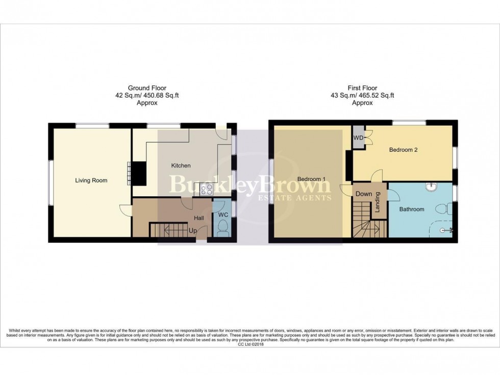 Floorplan for Priory Road, Blidworth, Mansfield