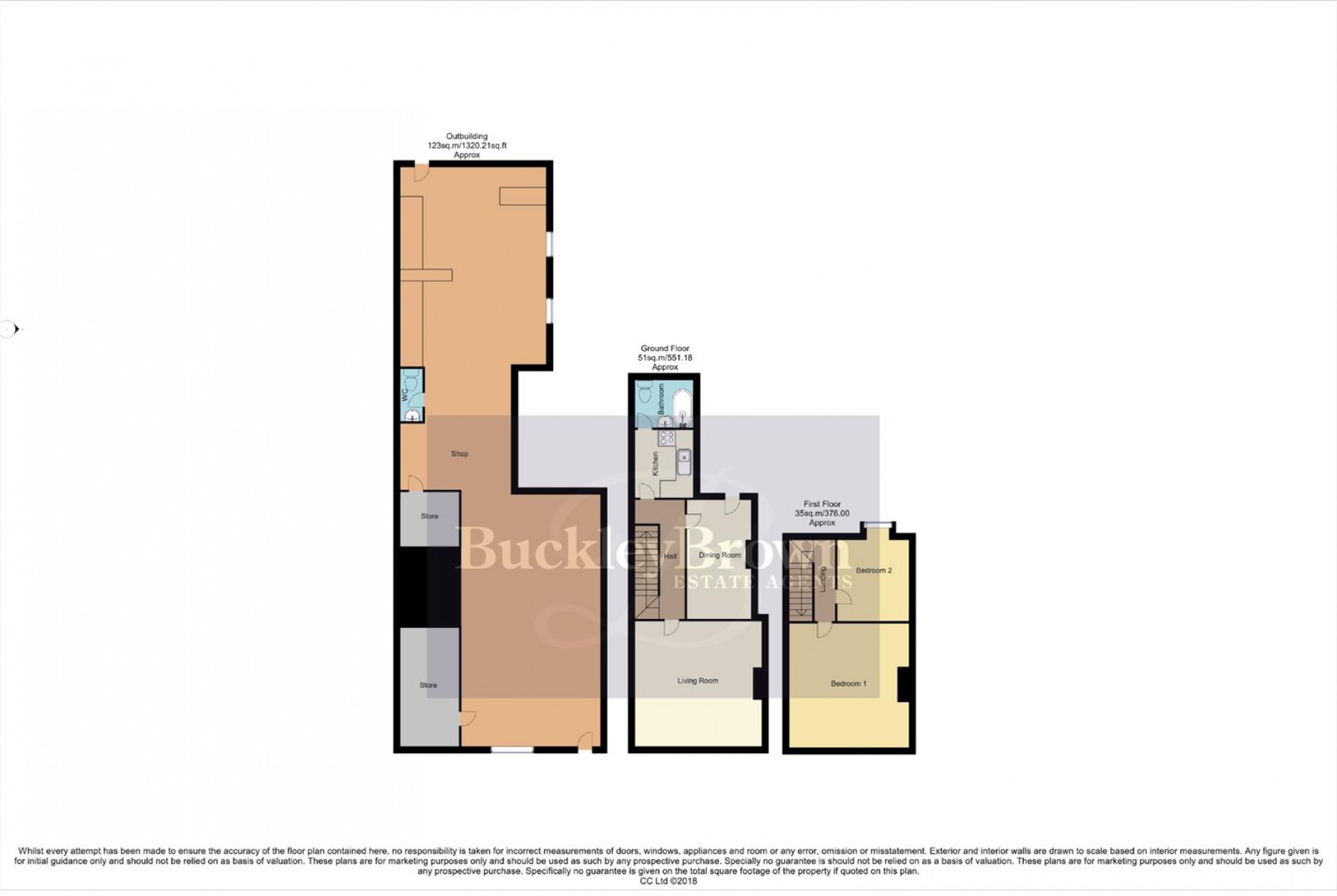 Floorplan for Market Place, Shirebrook, Mansfield