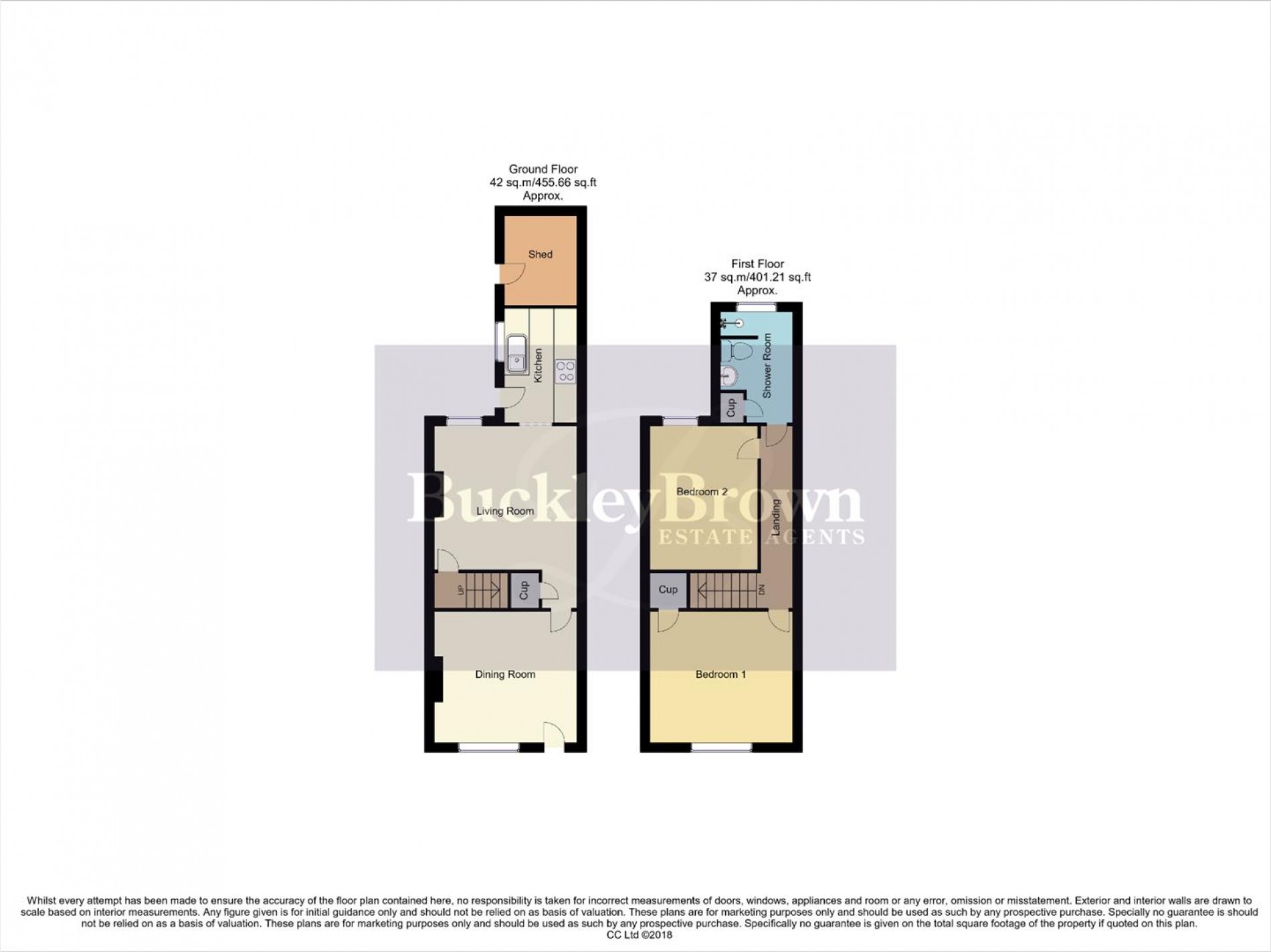 Floorplan for St. Catherine Street, Mansfield