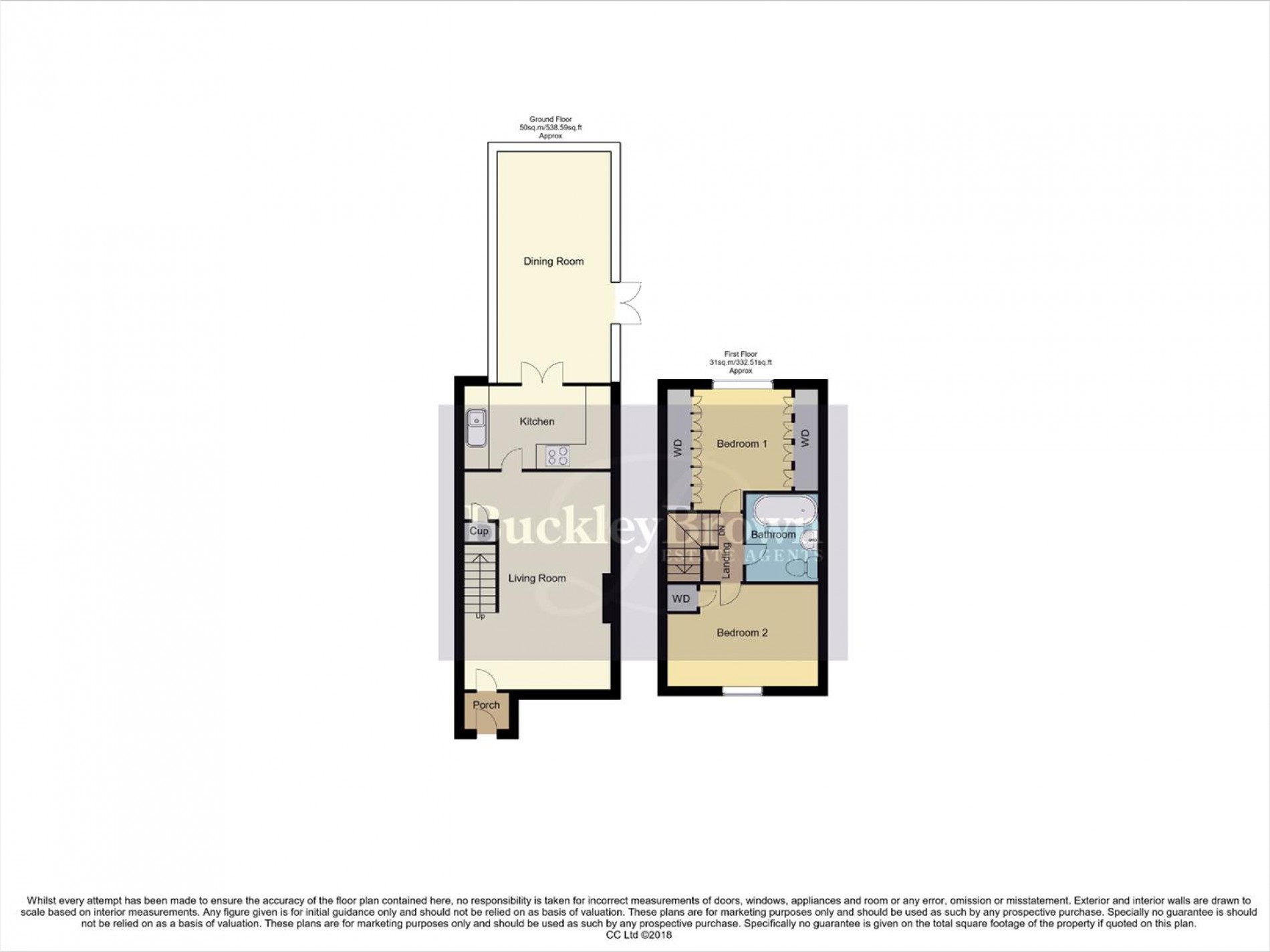 Floorplan for Violet Close, Shirebrook, Mansfield