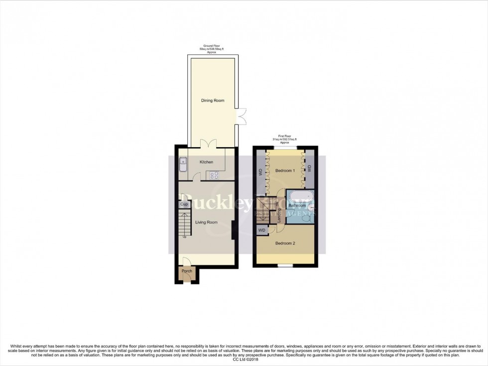 Floorplan for Violet Close, Shirebrook, Mansfield