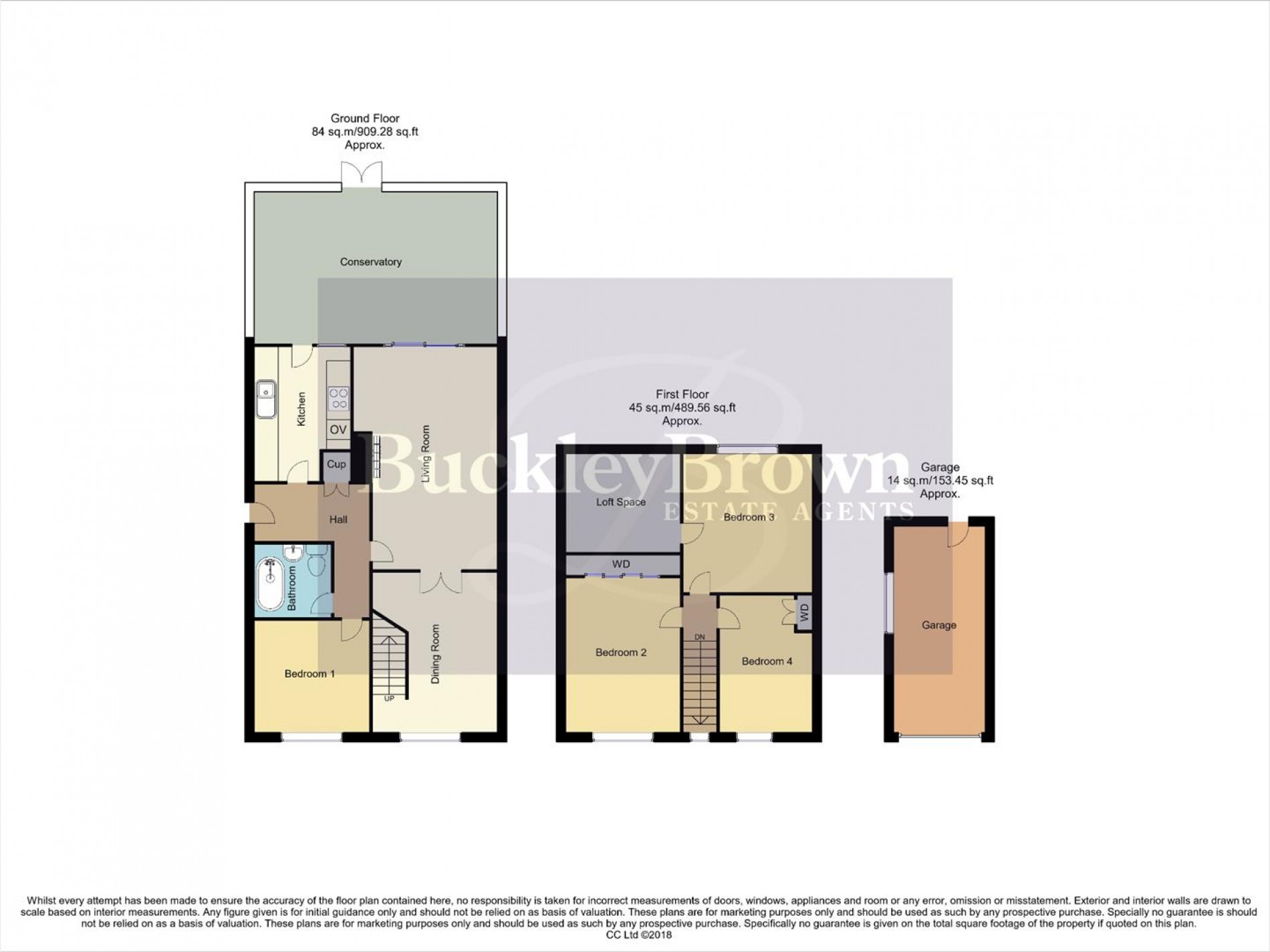 Floorplan for Dunelm Close, Sutton-In-Ashfield