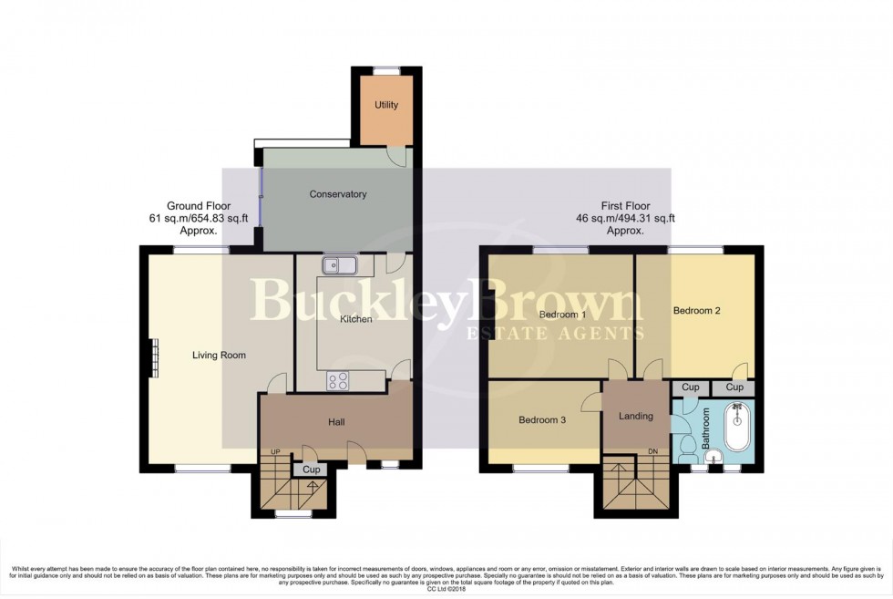 Floorplan for Coronation Drive, Forest Town, Mansfield