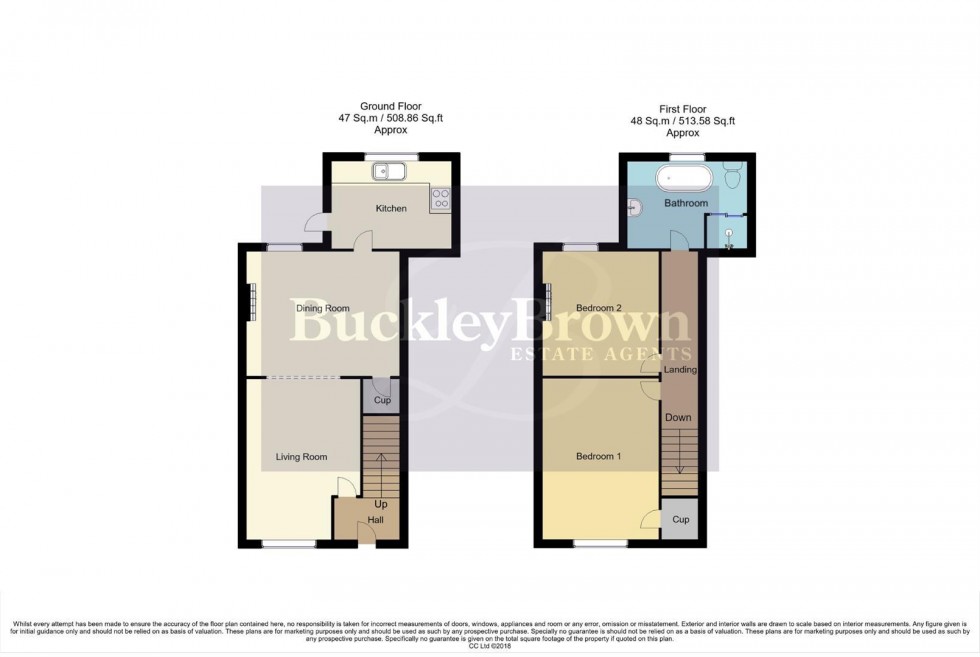 Floorplan for Lower Somercotes, Somercotes, Alfreton