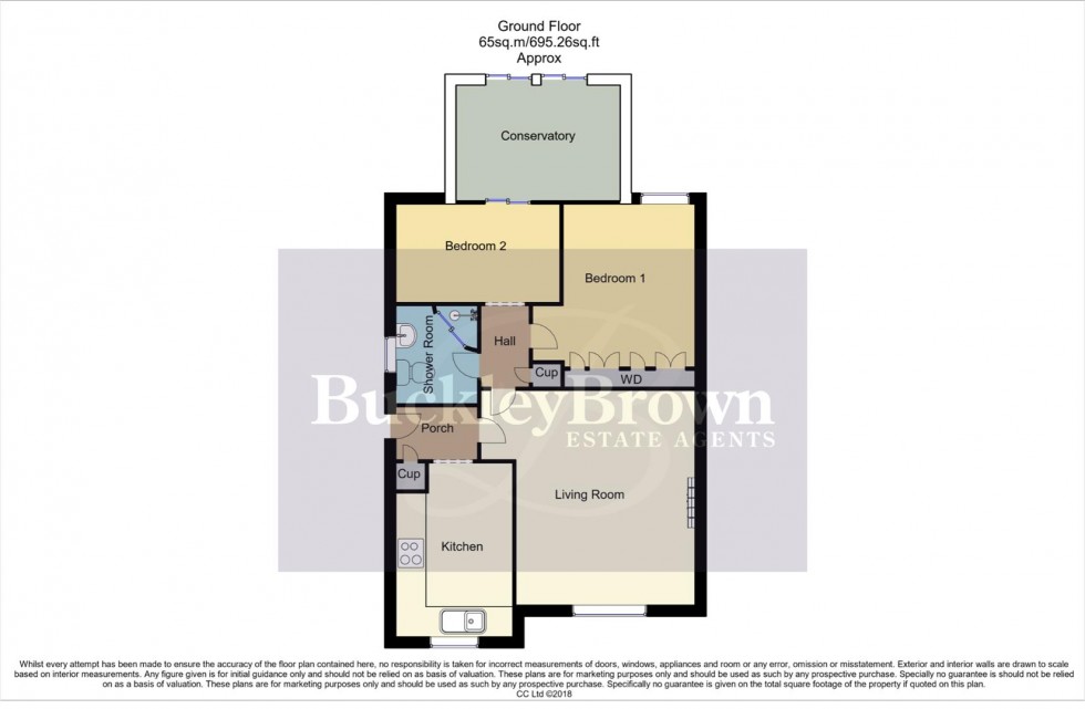 Floorplan for Briar Close, Rainworth, Mansfield