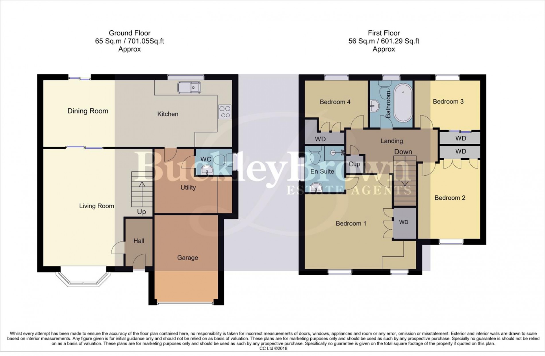 Floorplan for Ambleside Drive, Bolsover, Chesterfield