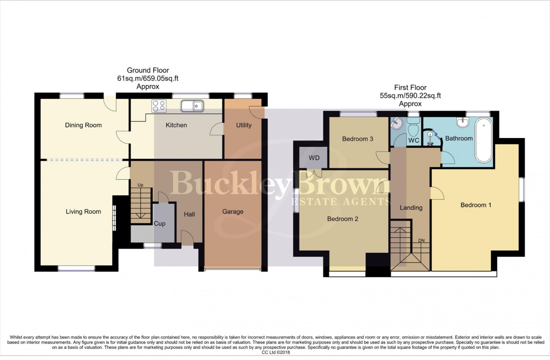 Floorplan for Lintin Avenue, Edwinstowe, Mansfield