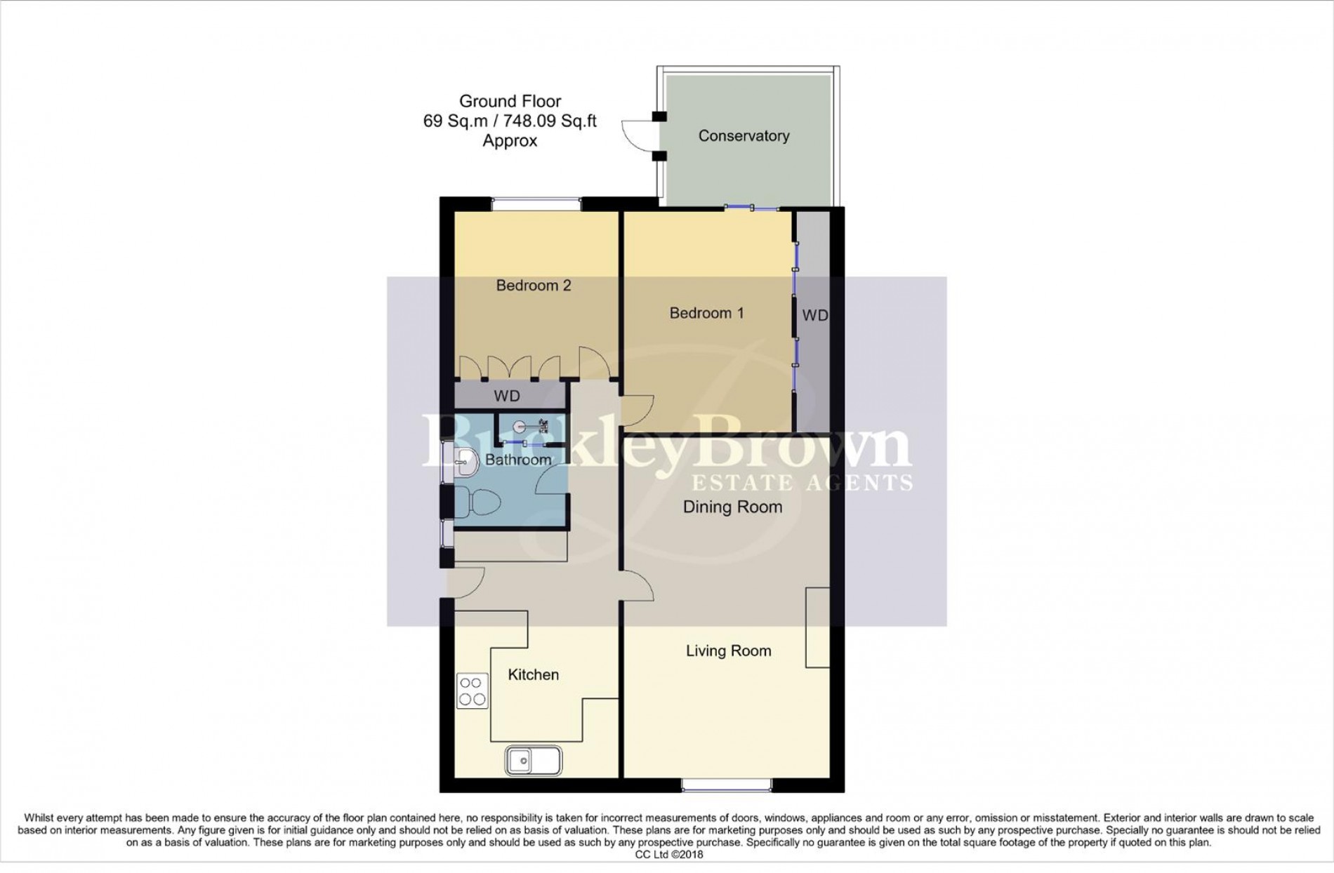 Floorplan for Green Bank, Rainworth, Mansfield