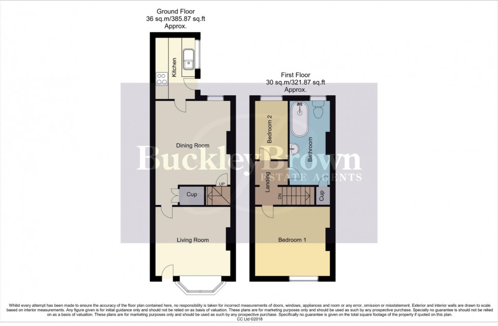 Floorplan for Howard Road, Mansfield