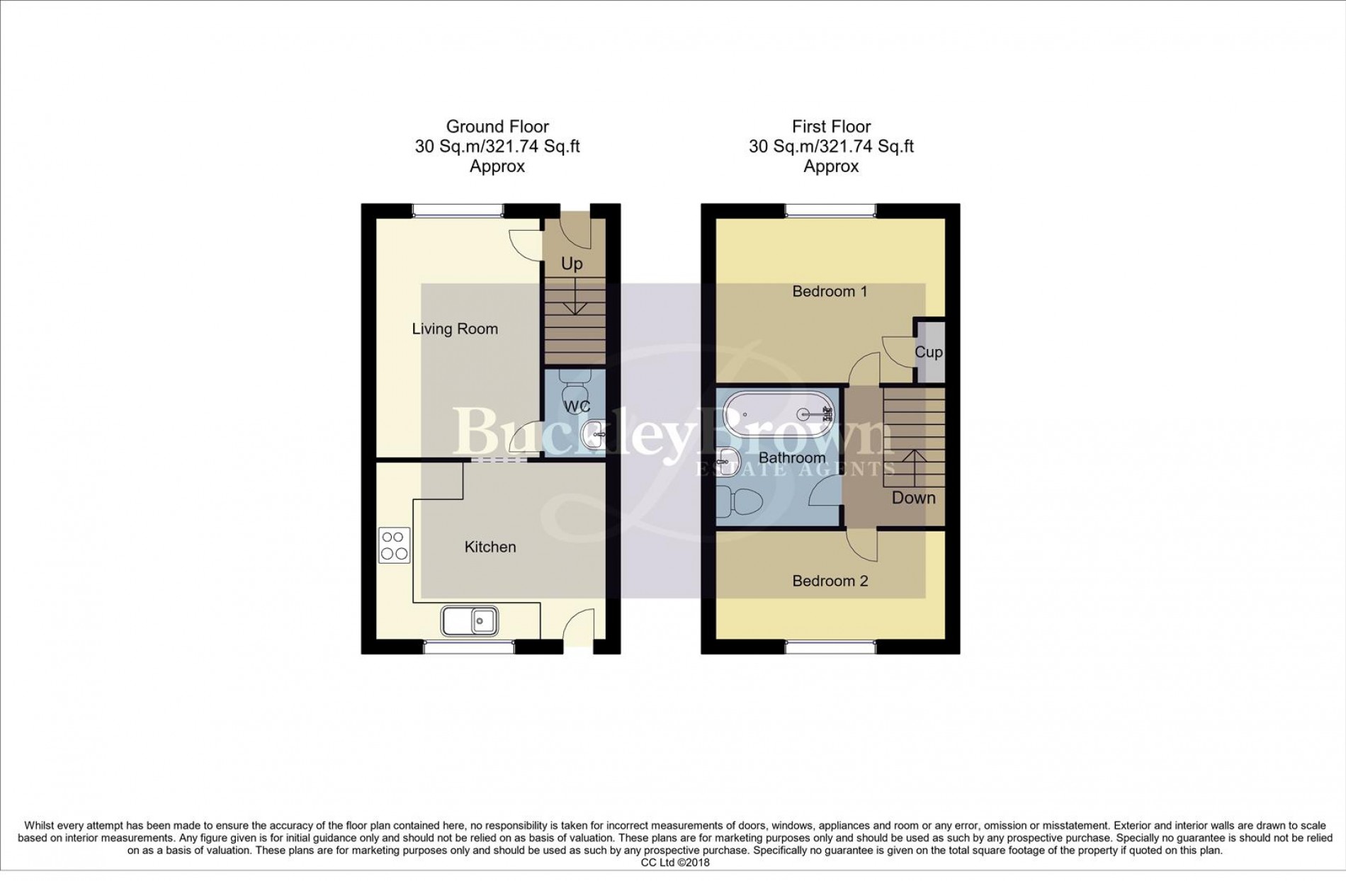 Floorplan for Clay Cross Drive, Clipstone Village, Mansfield