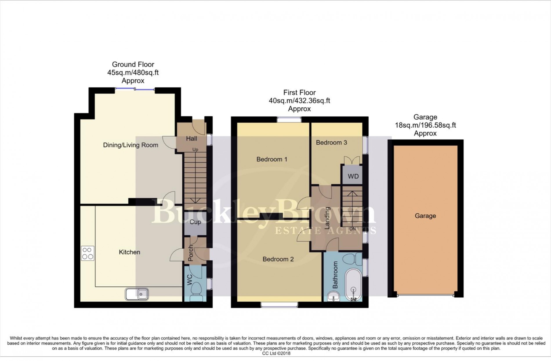 Floorplan for Langwell Drive, Forest Town, Mansfield