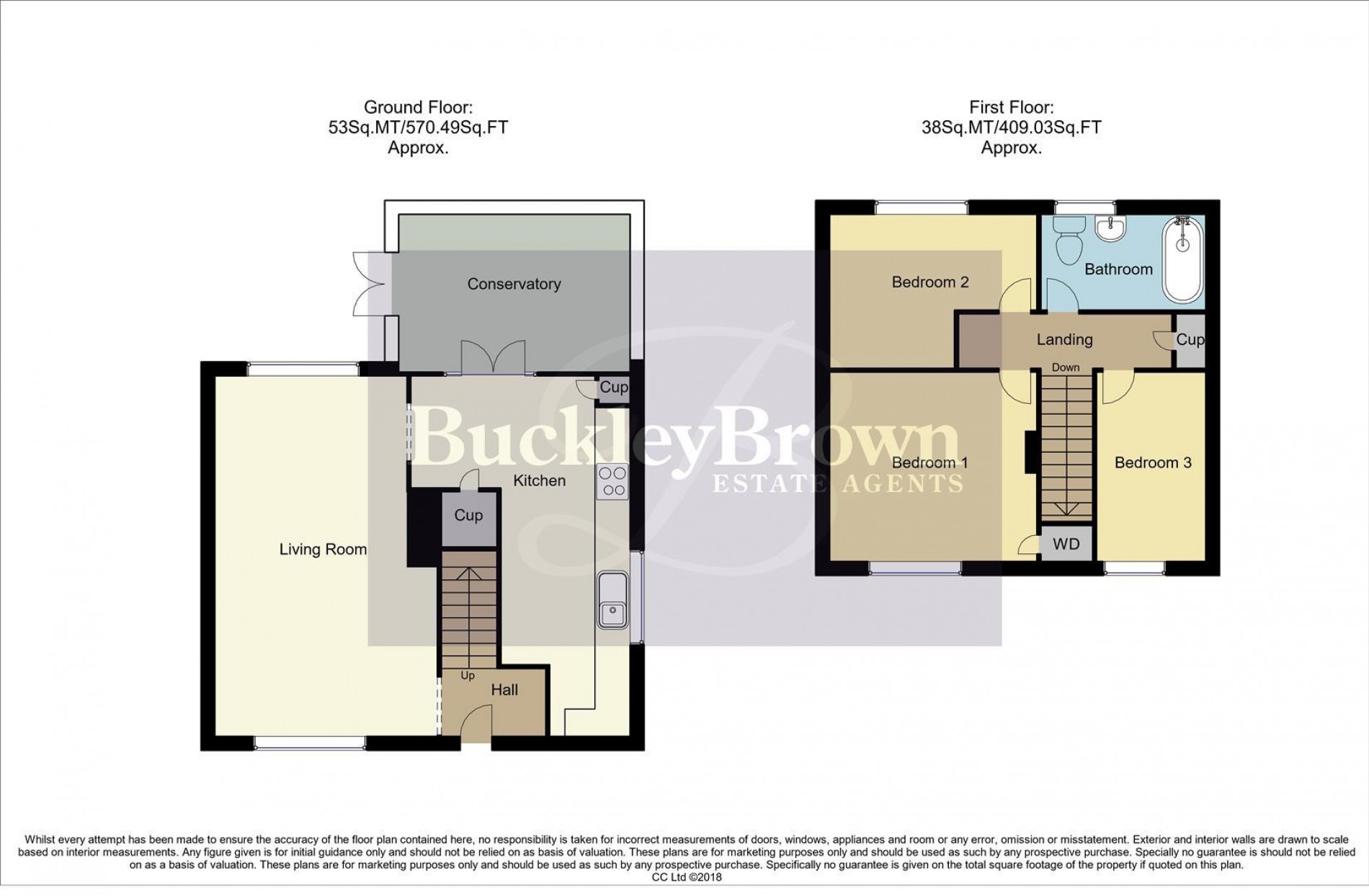 Floorplan for Dove Croft, New Ollerton, Newark