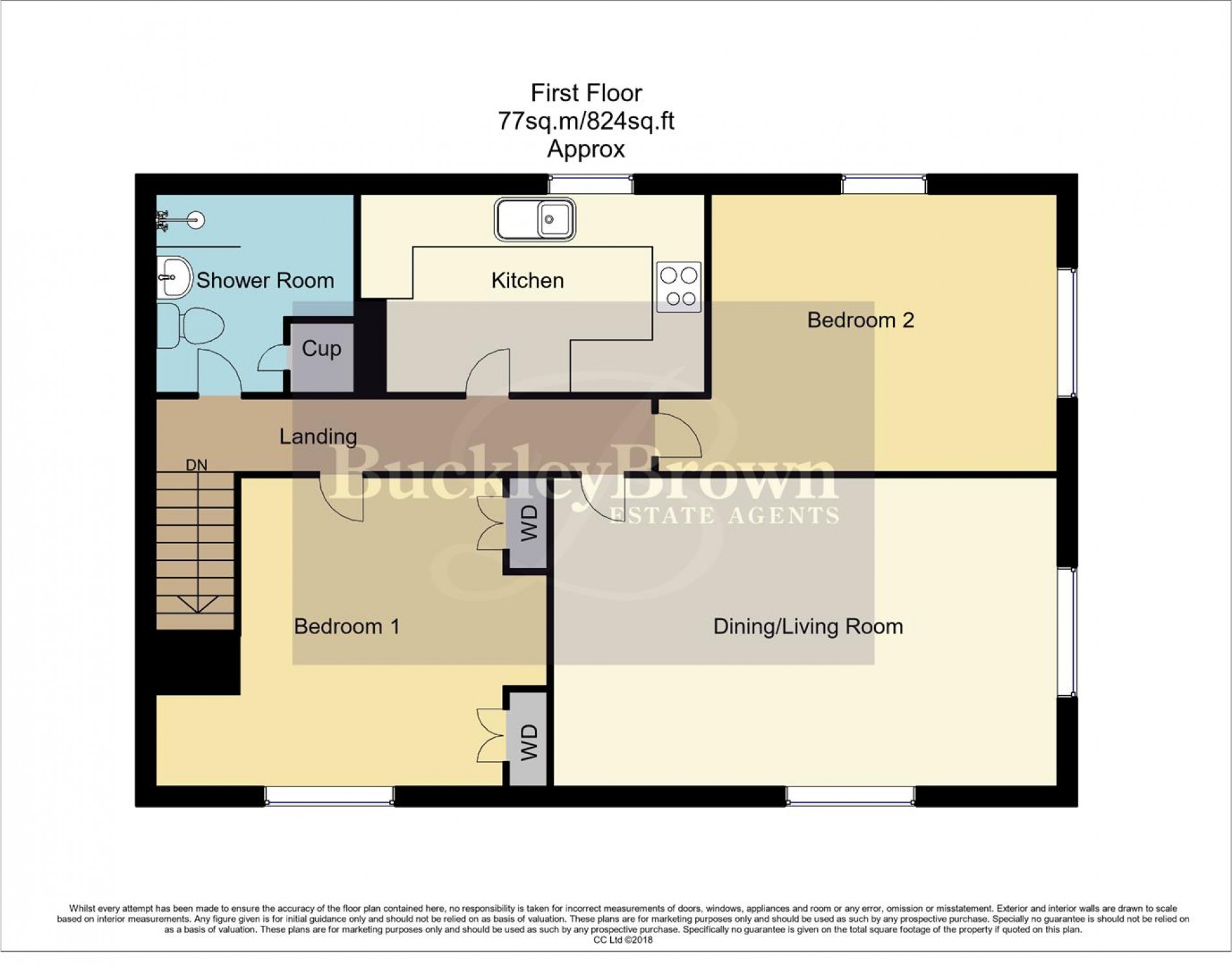 Floorplan for Hutt Farm Court, Ravenshead, Nottingham