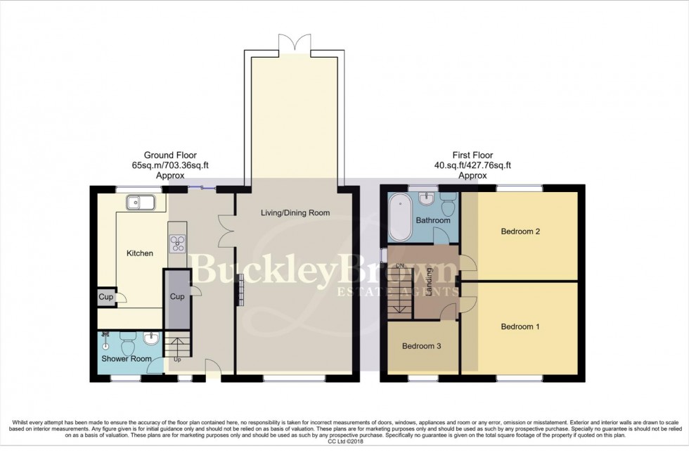 Floorplan for Highfield Road, Bolsover, Chesterfield