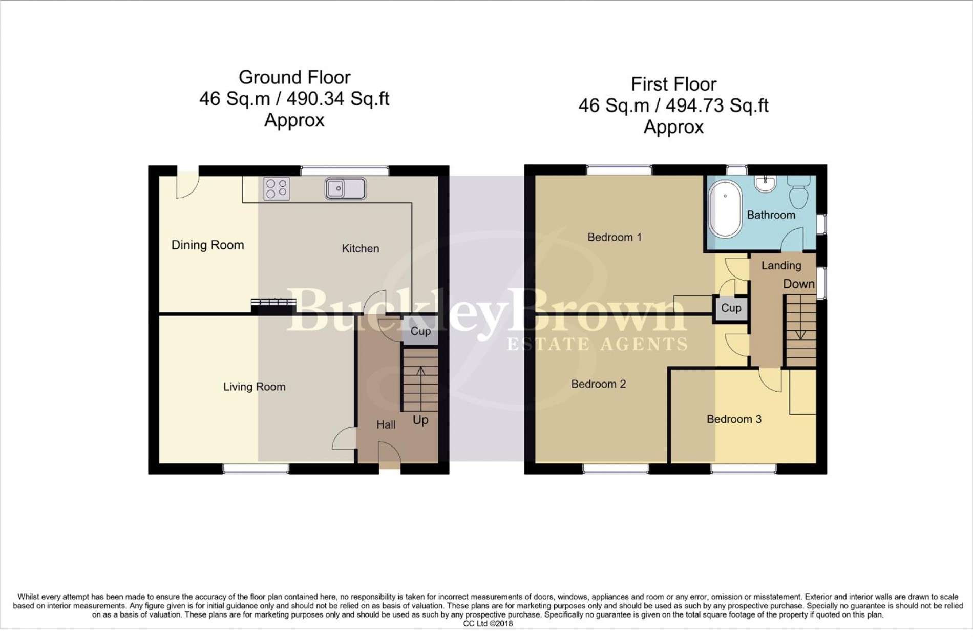 Floorplan for Petersmith Drive, New Ollerton, Newark