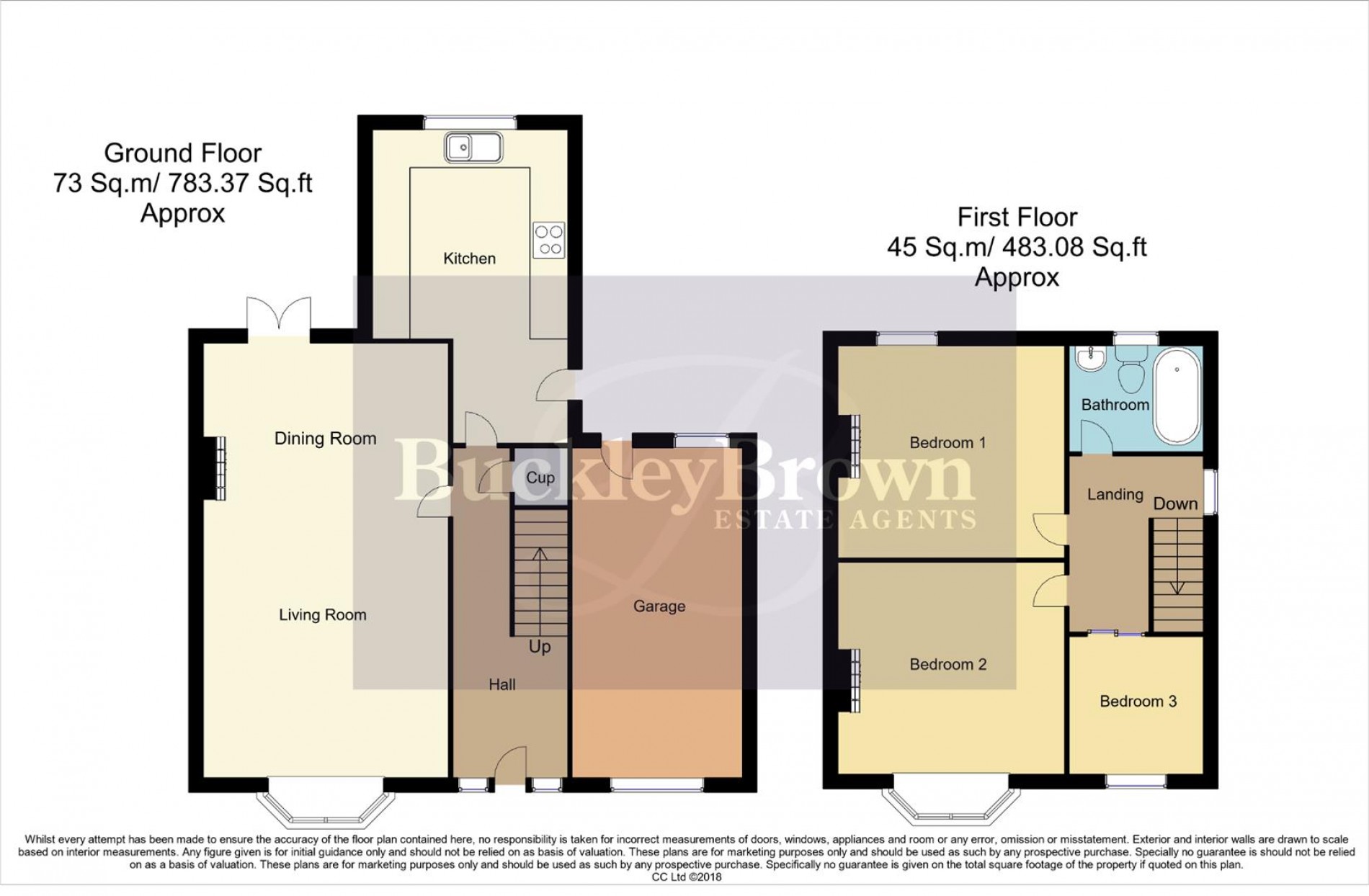 Floorplan for Columbia Avenue, Sutton-In-Ashfield