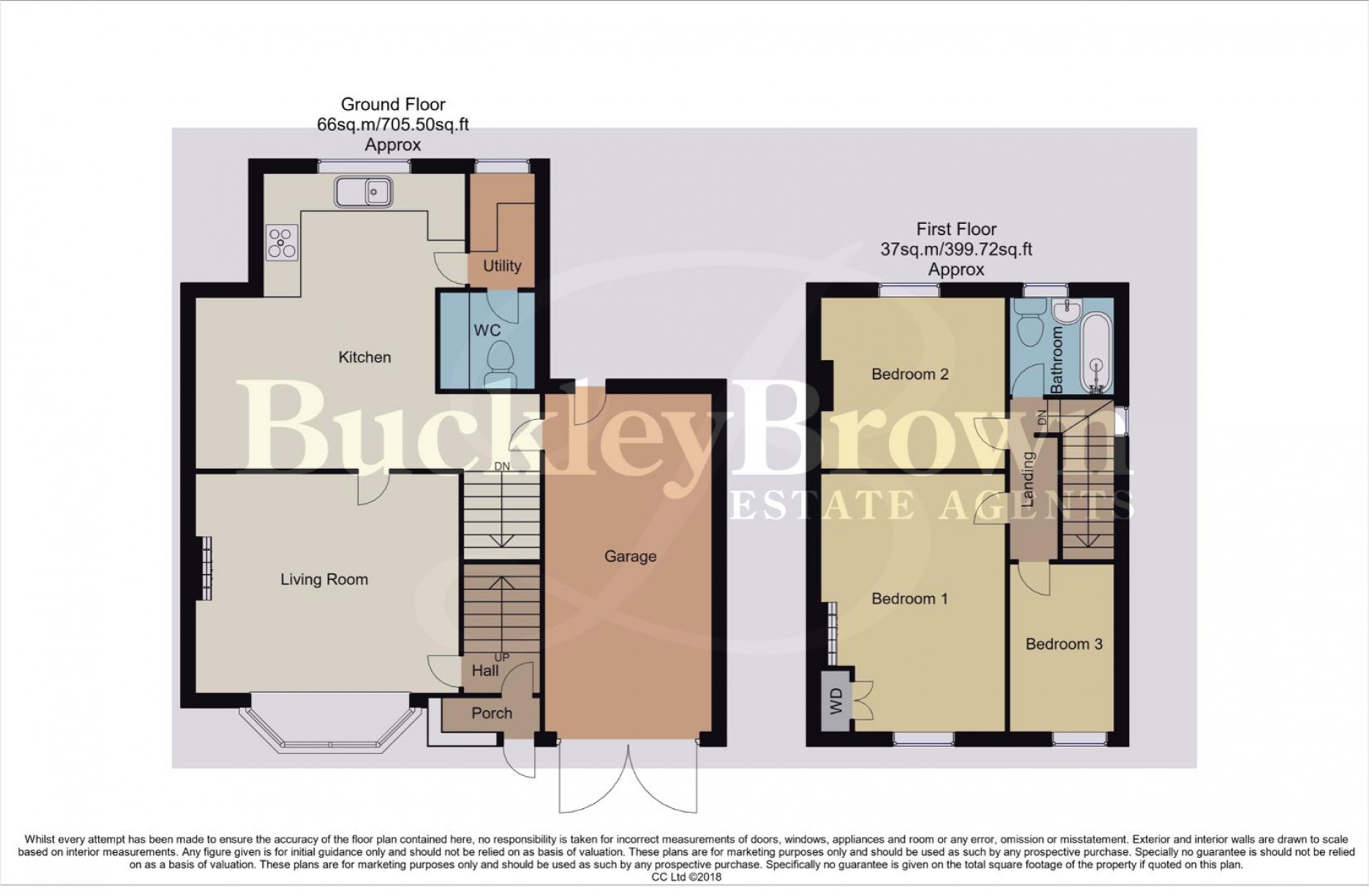 Floorplan for Carnarvon Grove, Sutton-In-Ashfield