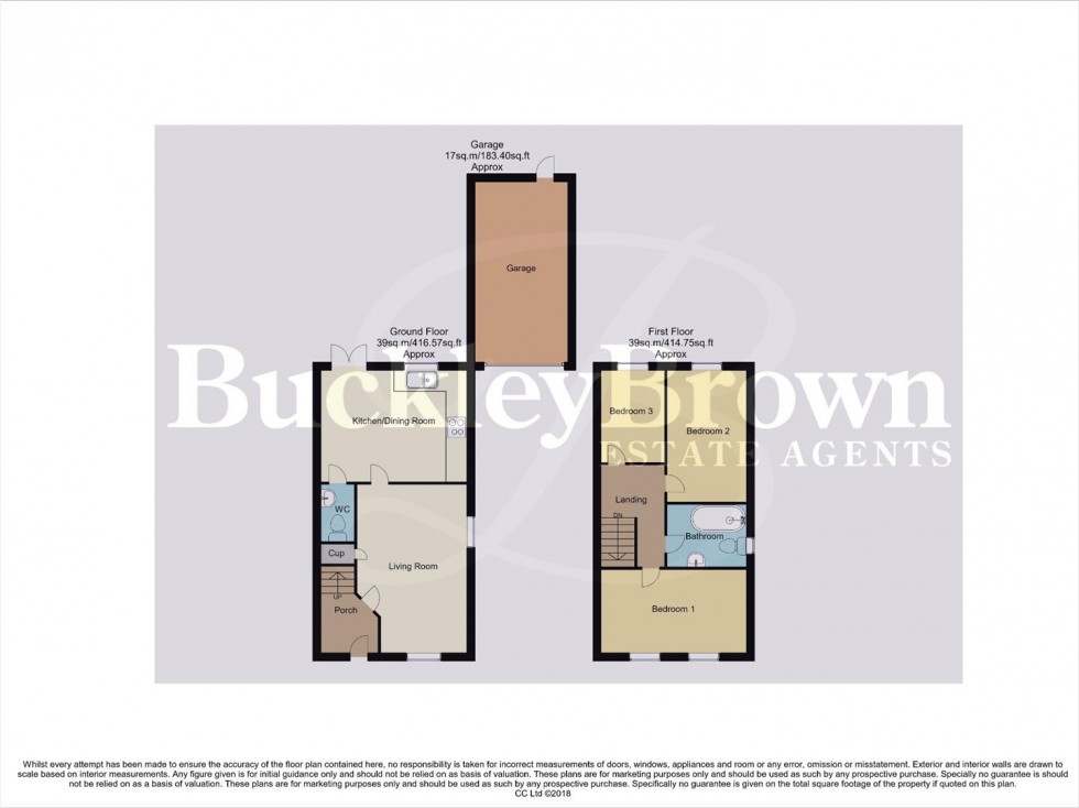 Floorplan for Whinney Lane, New Ollerton, Newark