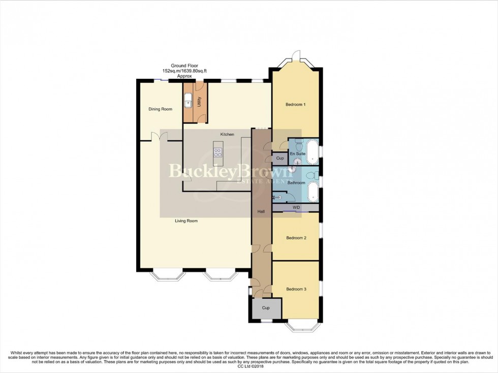 Floorplan for Briar Close, Stanton Hill, Sutton-In-Ashfield
