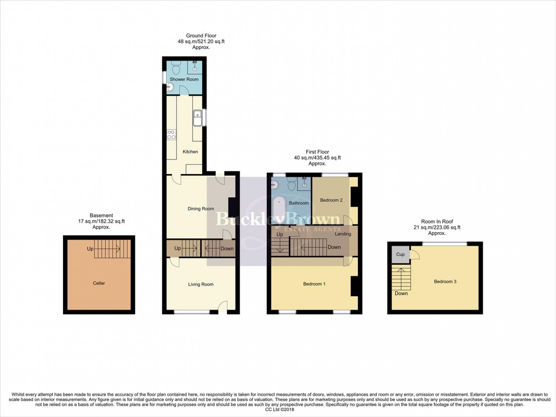 Floorplan for Berry Hill Lane, Mansfield
