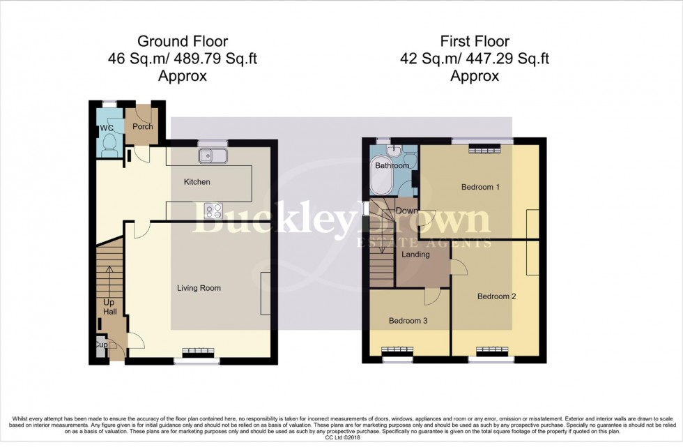 Floorplan for Wharmby Avenue, Mansfield