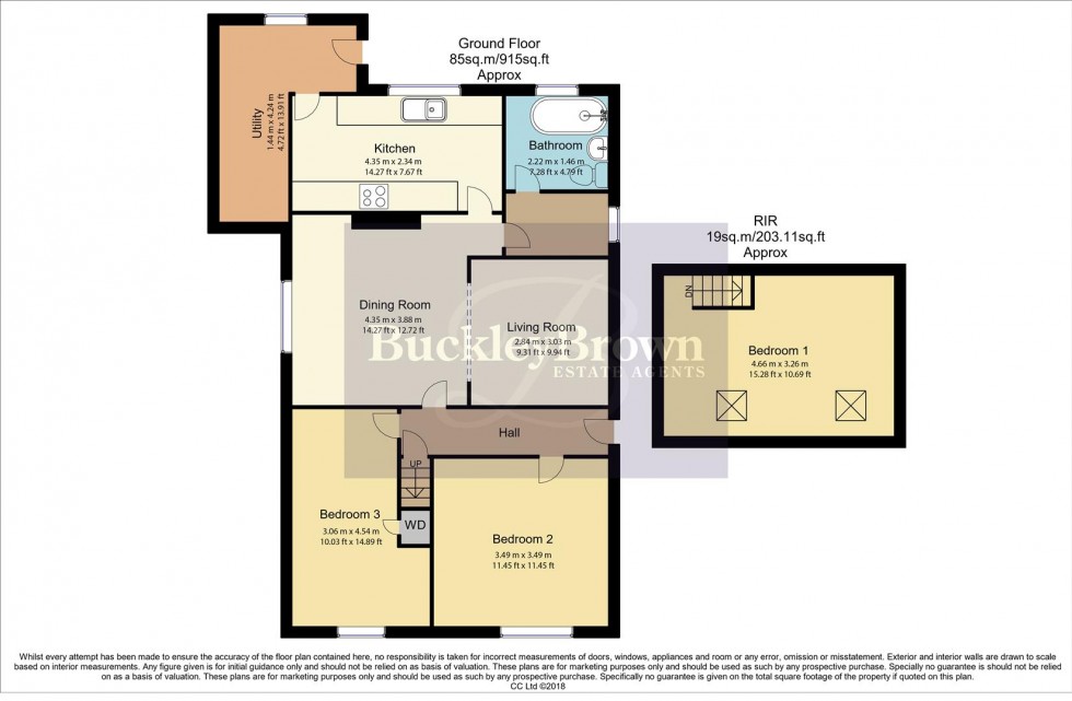 Floorplan for George Street, Mansfield