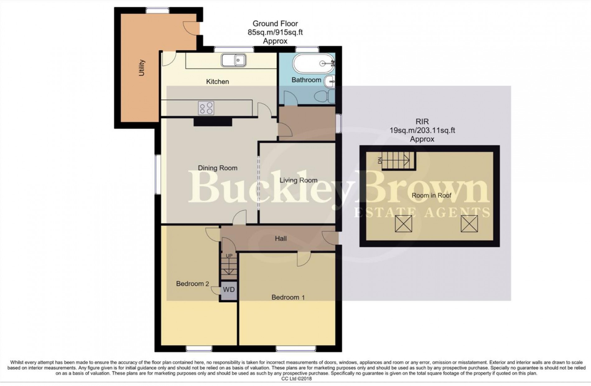 Floorplan for George Street, Mansfield
