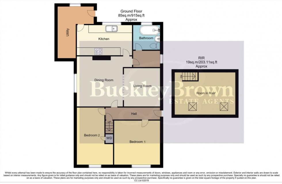 Floorplan for George Street, Mansfield