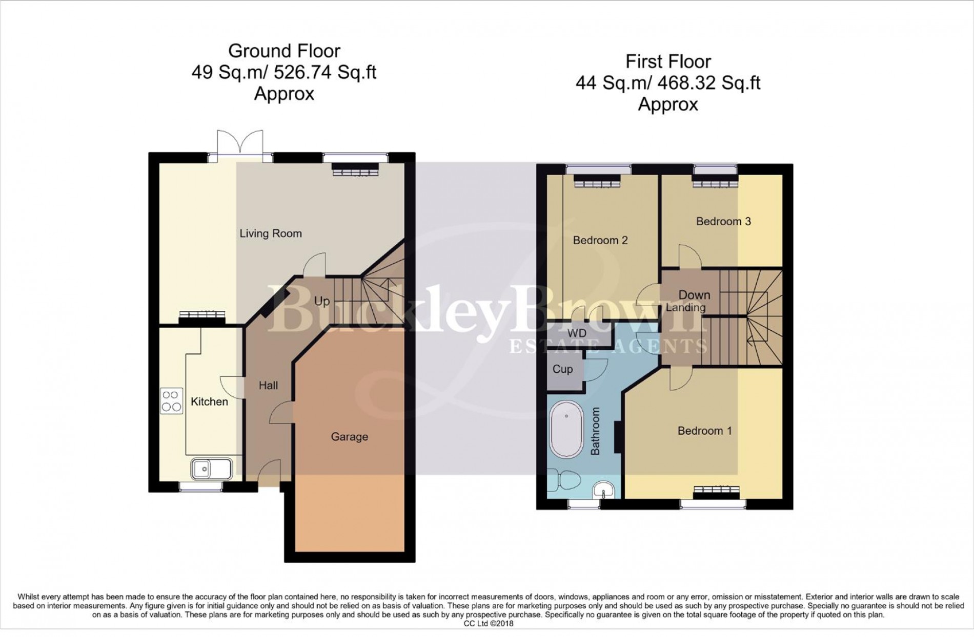 Floorplan for Sixth Avenue, Edwinstowe, Mansfield