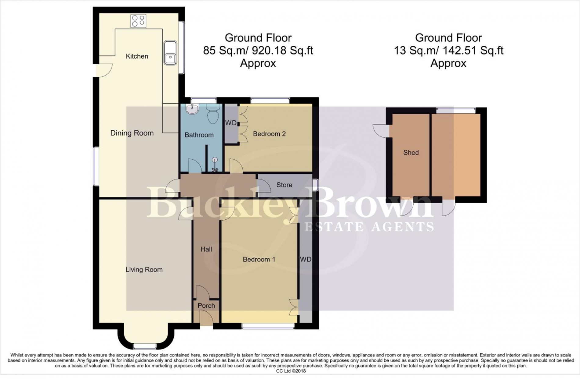 Floorplan for Langwith Road, Bolsover, Chesterfield