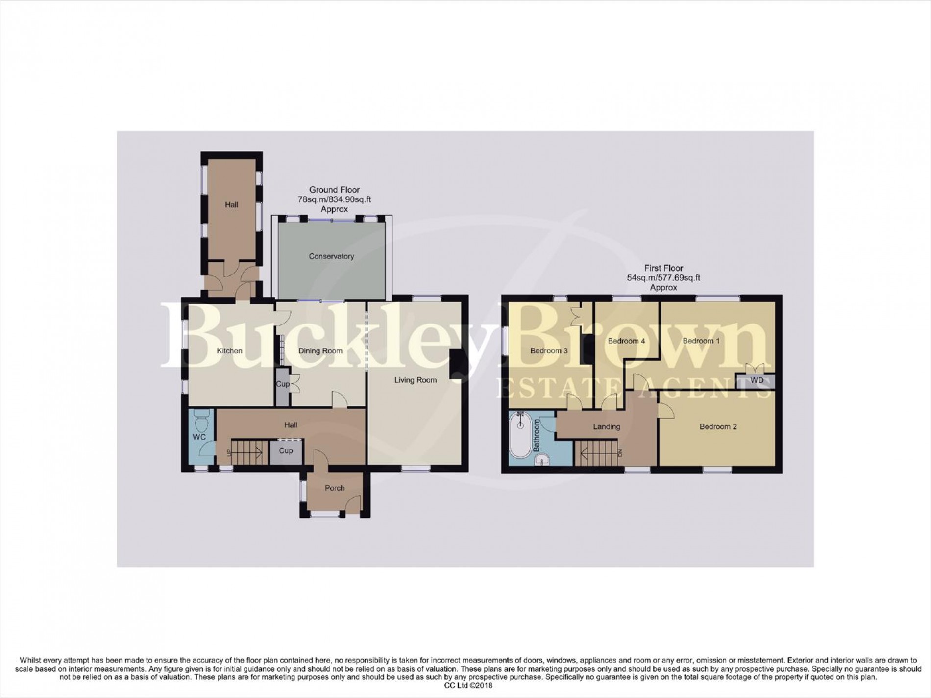 Floorplan for Castle Green, Bolsover, Chesterfield